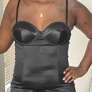 Black cocktail dress